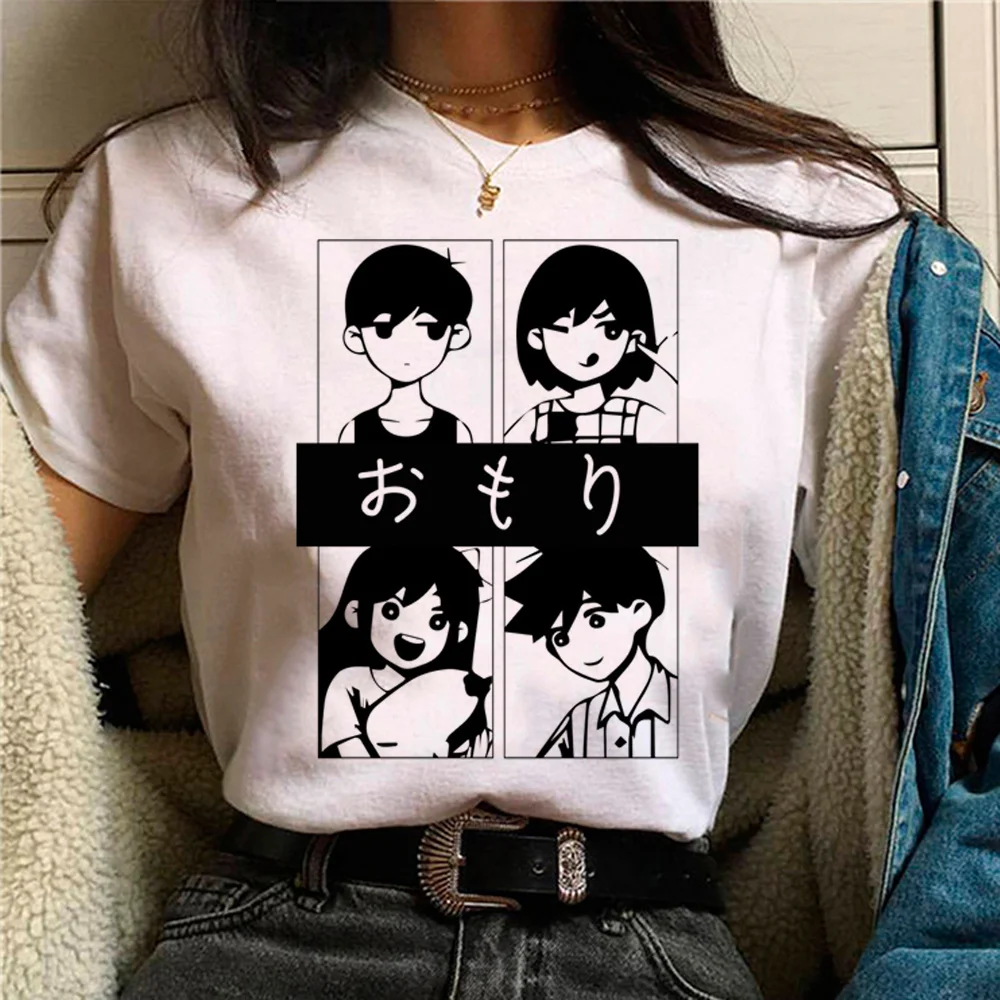 

Omori t shirt women streetwear funny designer t-shirts girl 2000s graphic designer clothes