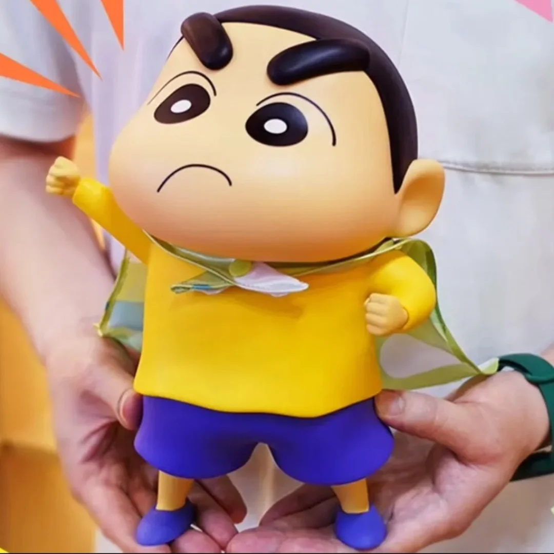 Crayon Shin Chan New Dimension Series Cloak Vinyl Doll Handmade Trendy Toy Cute Styling Gifts For Friends And Family