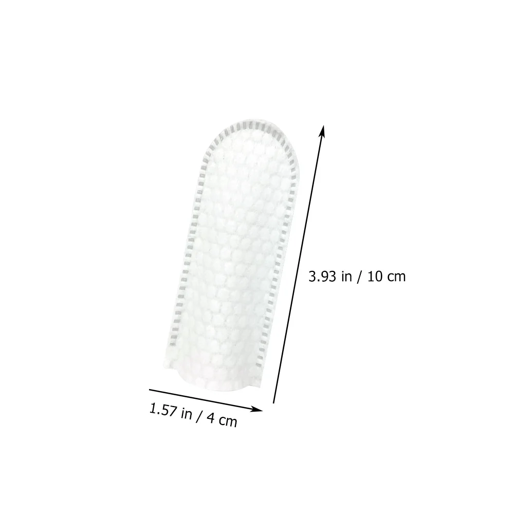 

50 Pcs Pet Finger Coupler Toothbrush Household Wipes Portable Cat Professional Dog Accessory