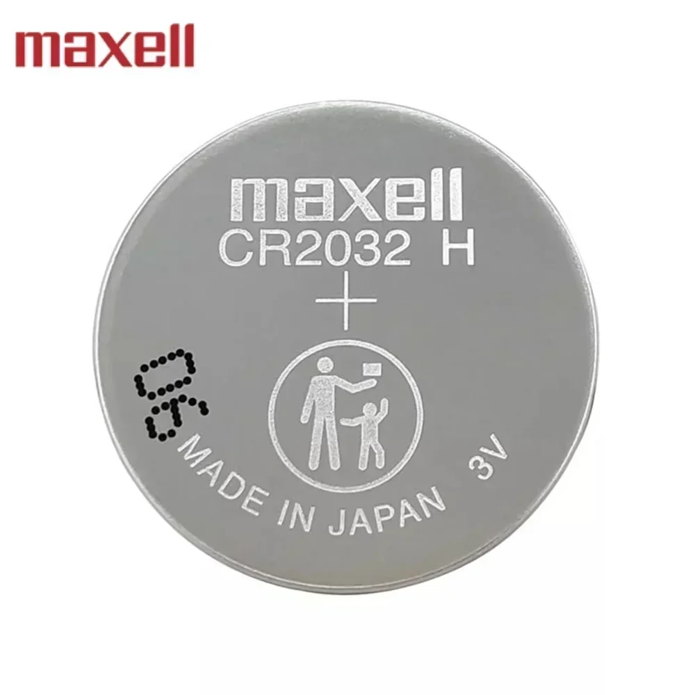 2PCS Original MaxeII New 240mAh CR2032H High Capacity 3V  Button Battery Computer Motherboard Battery CR 2032