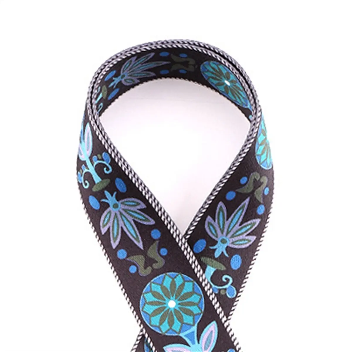 حزام جيتار ONGE، حزام قطني مطرز من قماش الجاكار، مناسب للجيتار الصوتي والكهربائي، D