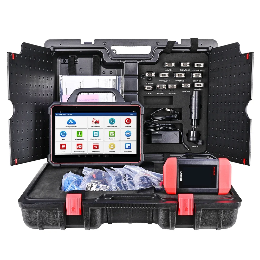 global version launch x431 pad7 pad 7 v iii obd2 diagun dbscar5 24v heavy truck adaptor full systems diagnostic machine for cars