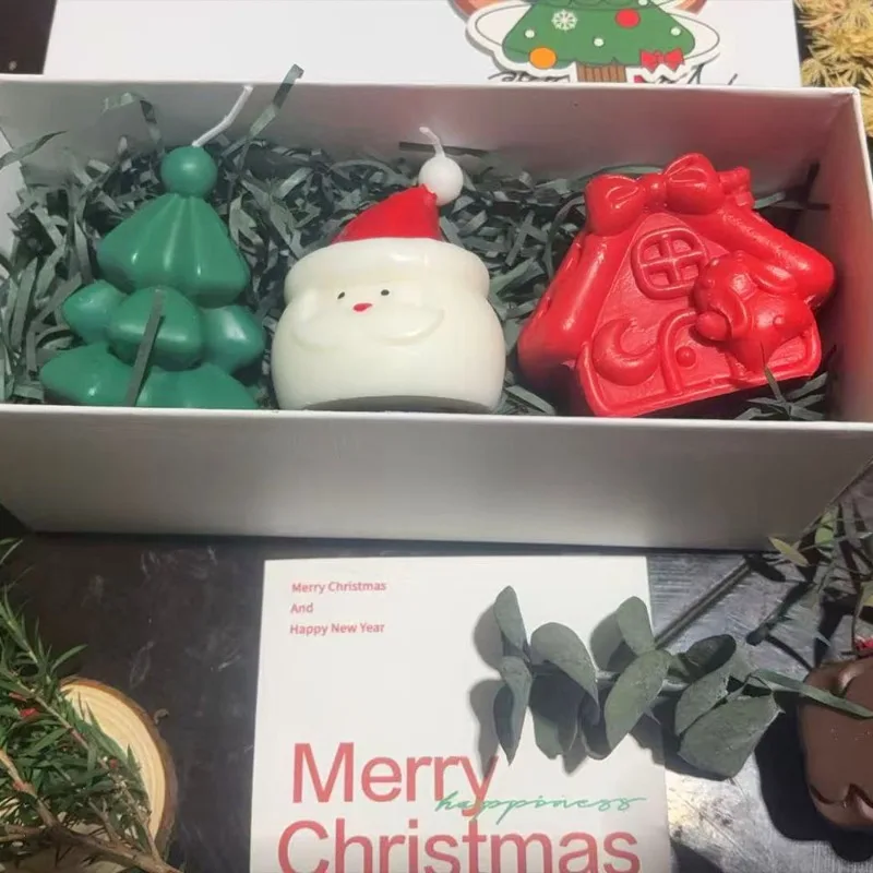 Newest Christmas Candle Creative Handmade Scented Candle High-end Christmas Tree Deer Candle Gift Box Paraffin Wax Aromatherapy - Image 6