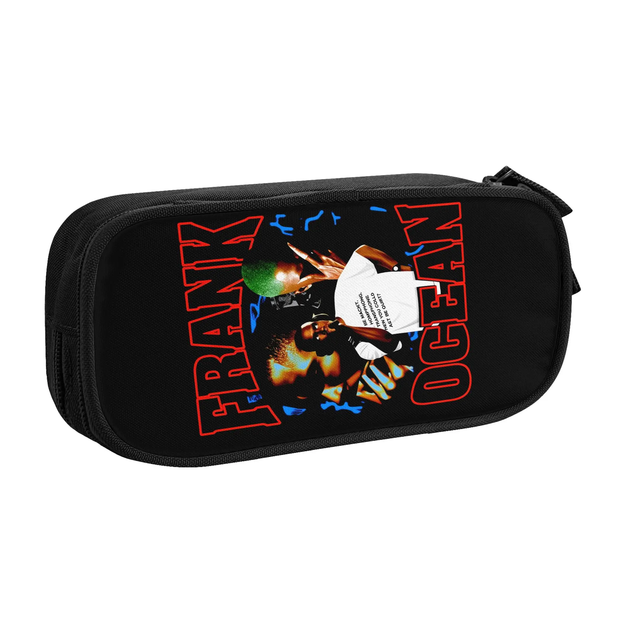 Kawaii Frank Ocean Rapper Hip Hop  Pencil Case for Boy Girl Large Capacity  Pencil Bag School Accessories