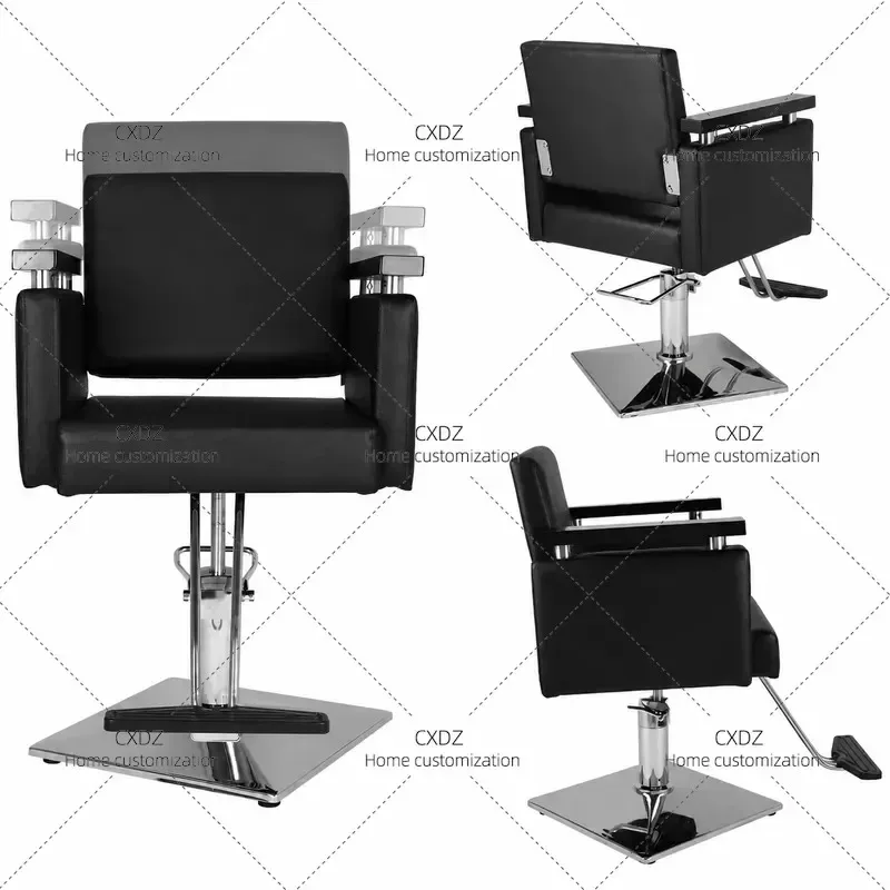 Adjustable Salon Chair for Hair Barber Beauty Shop Modern Simple Massage Seat Factory Direct Sales Cross Border