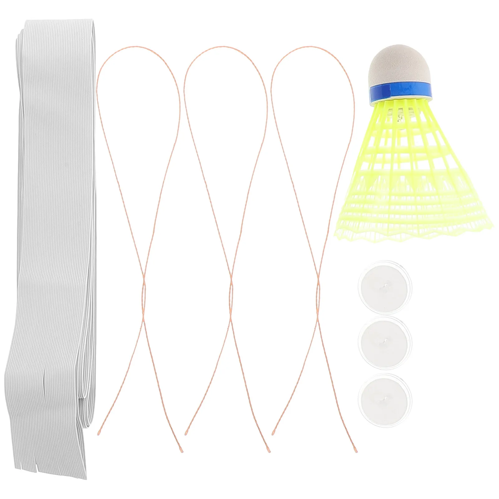 

Badminton Training Kit Rebound Badminton Trainer for Solo Practice Indoor Outdoor Automatic Elastic String Space Saving Hanging