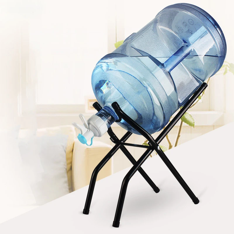 

Foldable Water Bottle Cooler Dispenser Stand Nonscrew Rack Holder For 3-5 Gallon Water Bottle Cooler Dispenser Stand RackHolder