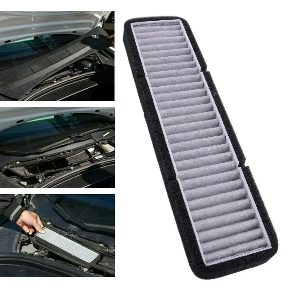 Air Conditioning Intake Cabin Air Filter Fit For Tesla Model 3 2017-2020 New White & Black Melt Blown Fabric Improve Driving Com