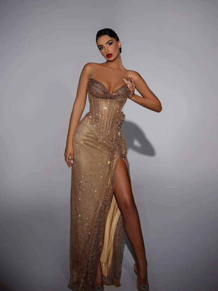 gold backless maxi dress Crisscross Tie Backless Solid Maxi Dress, Yellow / XS
