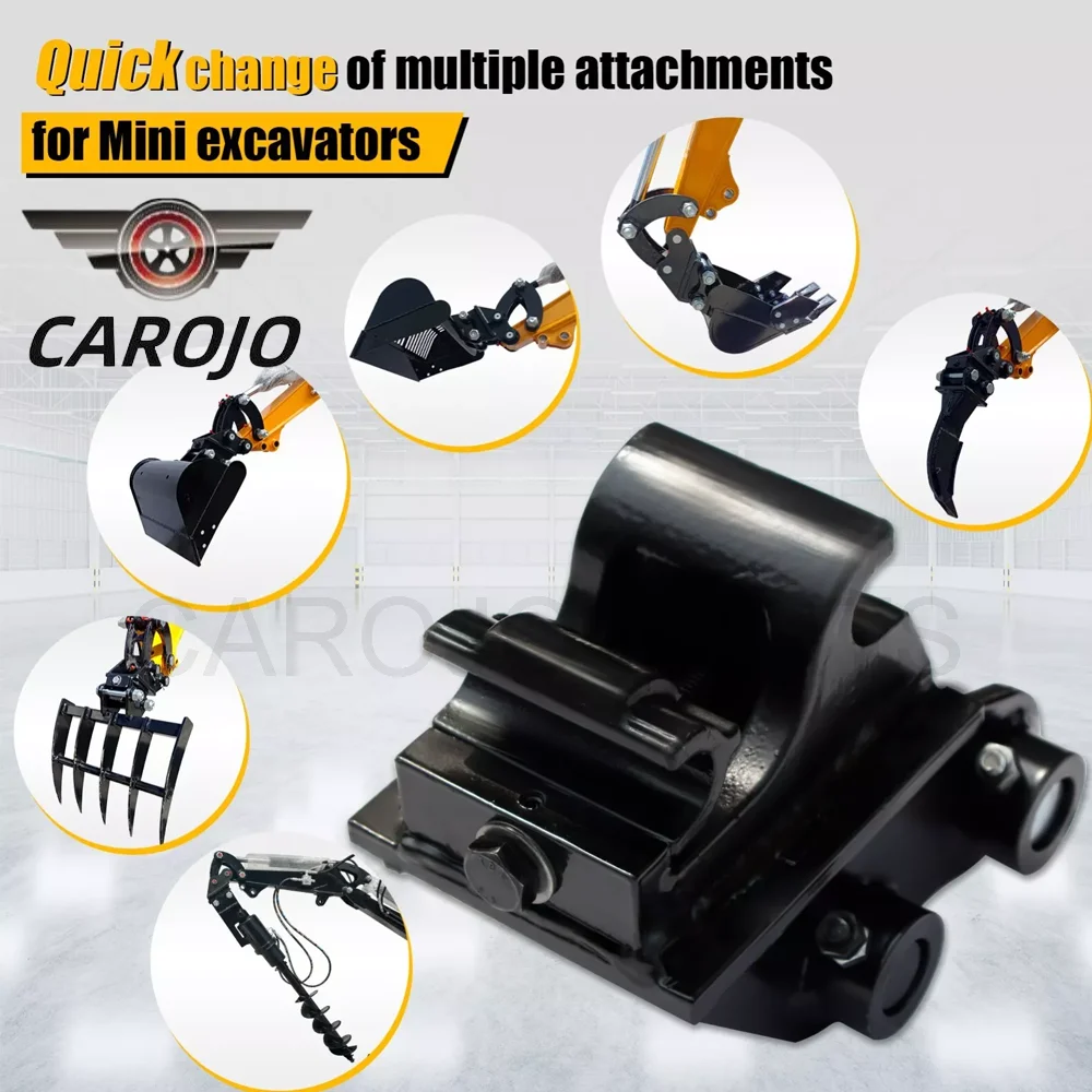 NEW Quick Hitch Coupler Attachments for Mini Excavators Excavator Attachment