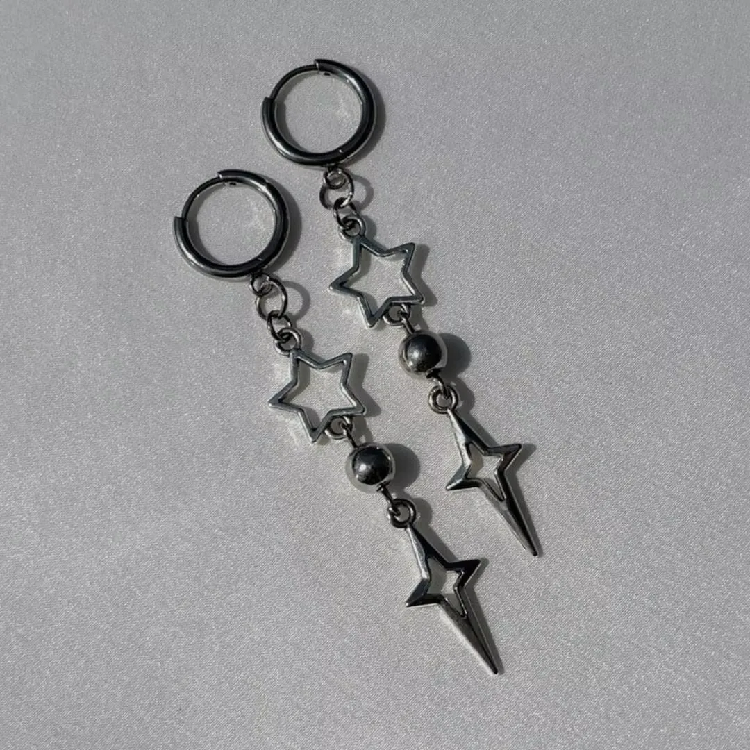 Punk Star Earrings … - image