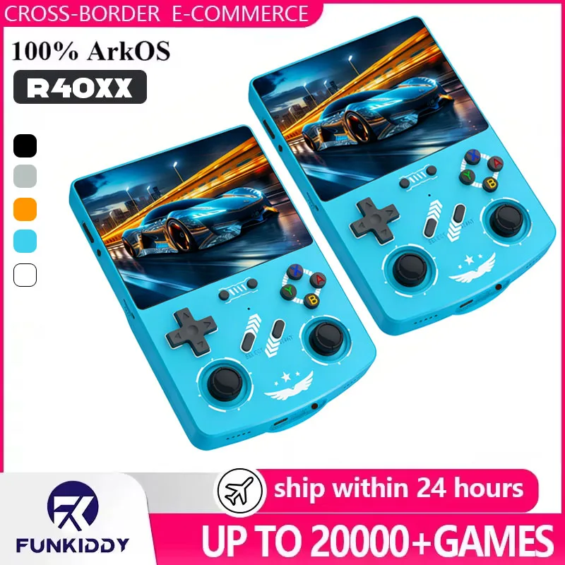 

FUNKIDDY ARKOS System Retro Handheld Game Console 4.2" 4000mAh Portable Pocket Video Game Player 64G 128G Games Kids Boys Gift