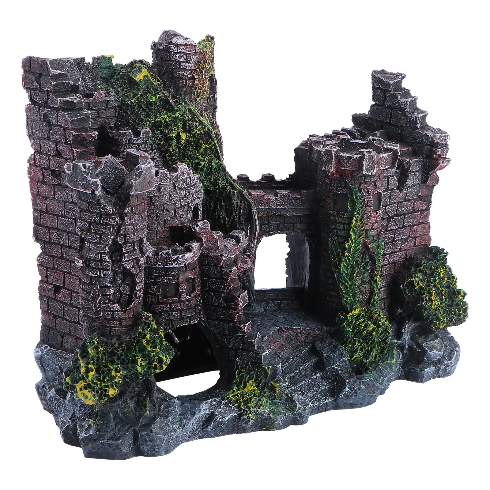 

Fish Tank Decoration Resin Castle Small Castle Decoration Fine Workmanship Fading Resistance Creative Aquatic Landscaping