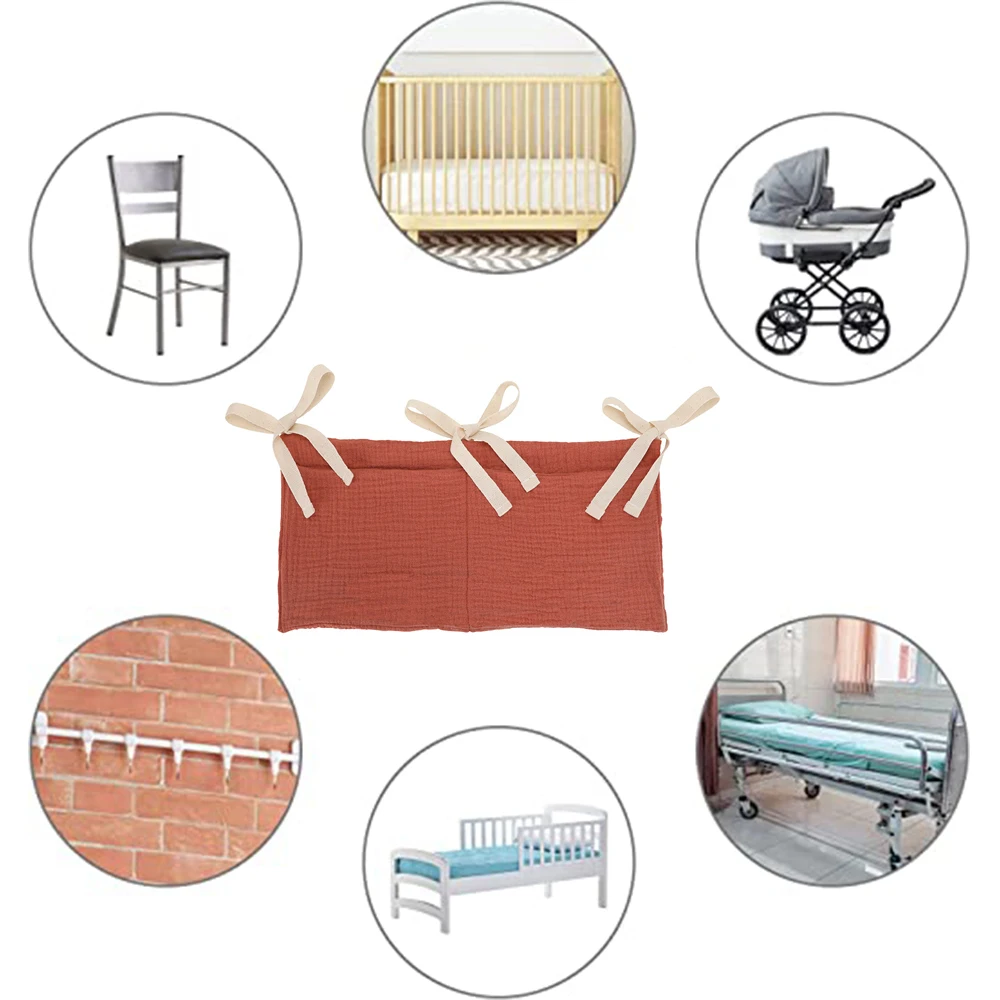 2-Pocket Bedside Crib & Stroller Organizer 2