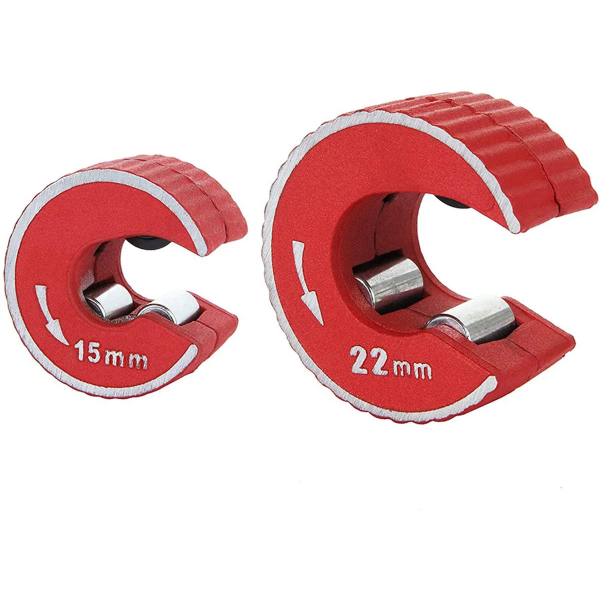 2 Stück 15mm & 22mm Kupfer rohrs ch neider Mini Auto Rohrs ch eiben werkzeug Zink legierung rohrs ch neider zum Schneiden von Kupfer-Aluminium-Rohren