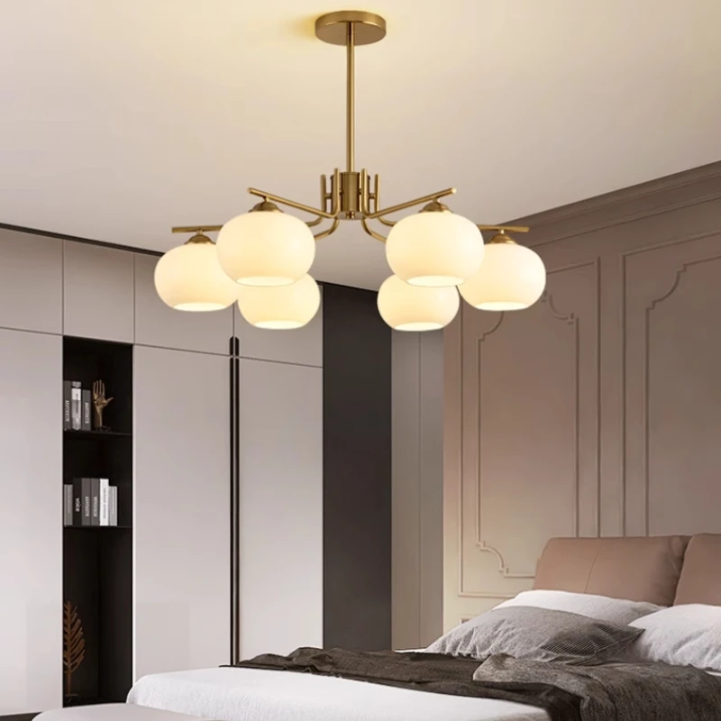 

Modern Bauhaus Hanging Chandelier Light Fixture French Simple Cream Pendnat Lamp for Living Room Dining Bedroom