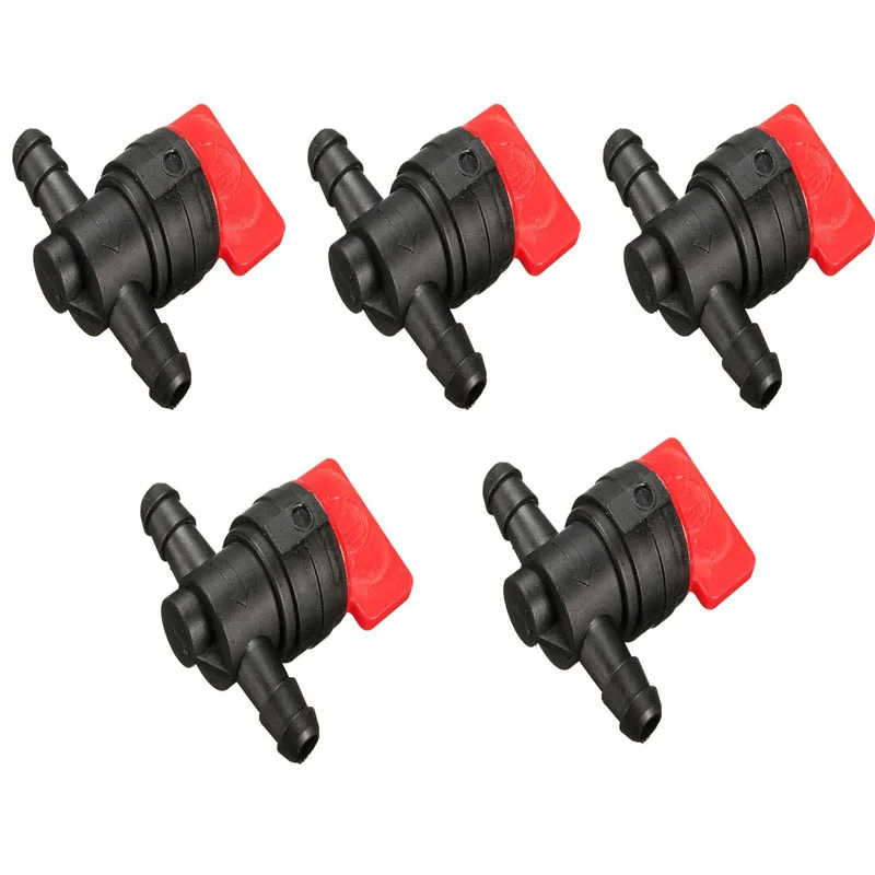 5Pcs InLine Straight Fuel Gas Small Engine Valve Tools Shut-Off 1/4