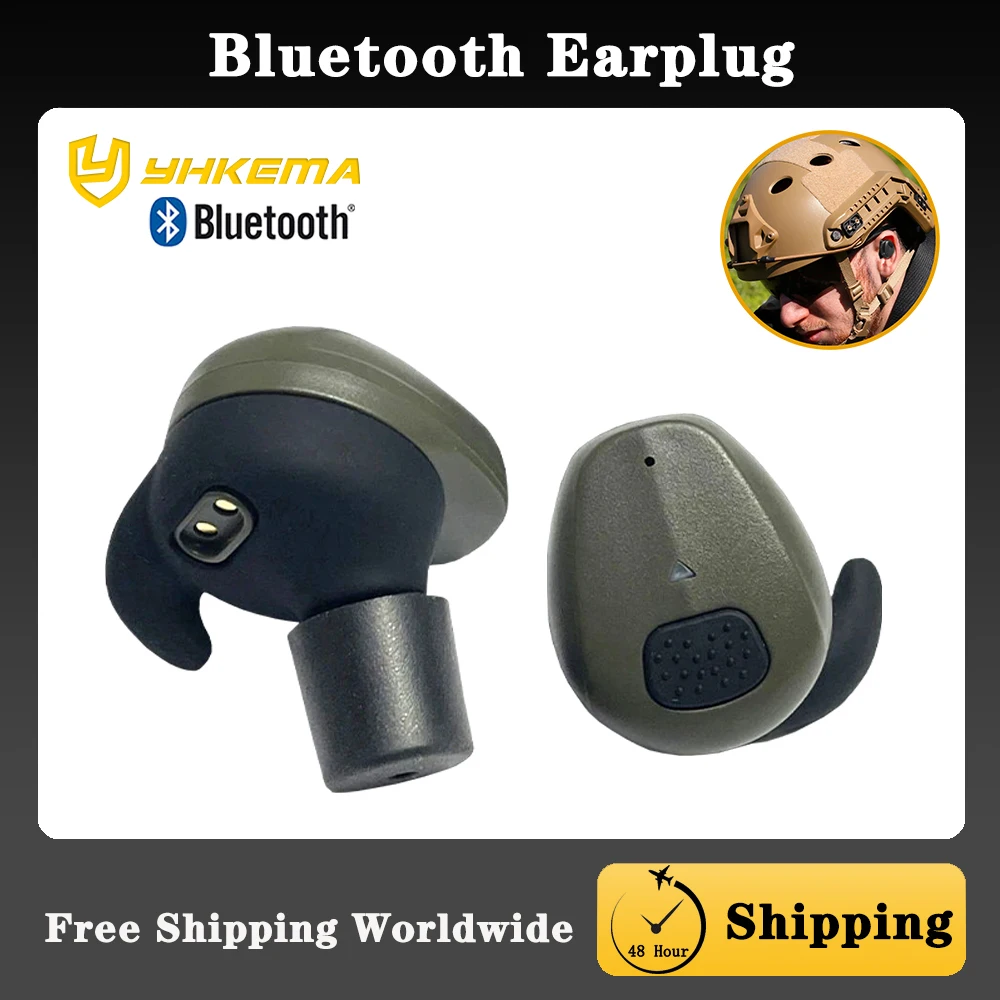 

Tactical Bluetooth Headset Electronic Communication Anti-Noise Earplugs，Canceling for Shooting、Manufacturing Hearing Protection