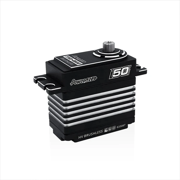 

Высоковольтный бесщеточный сервопривод Power HD T50-BHV/T70-BHV с высоким крутящим моментом, подходит для радиоуправляемых автомобилей с дистанционным управлением 1/10 1/8