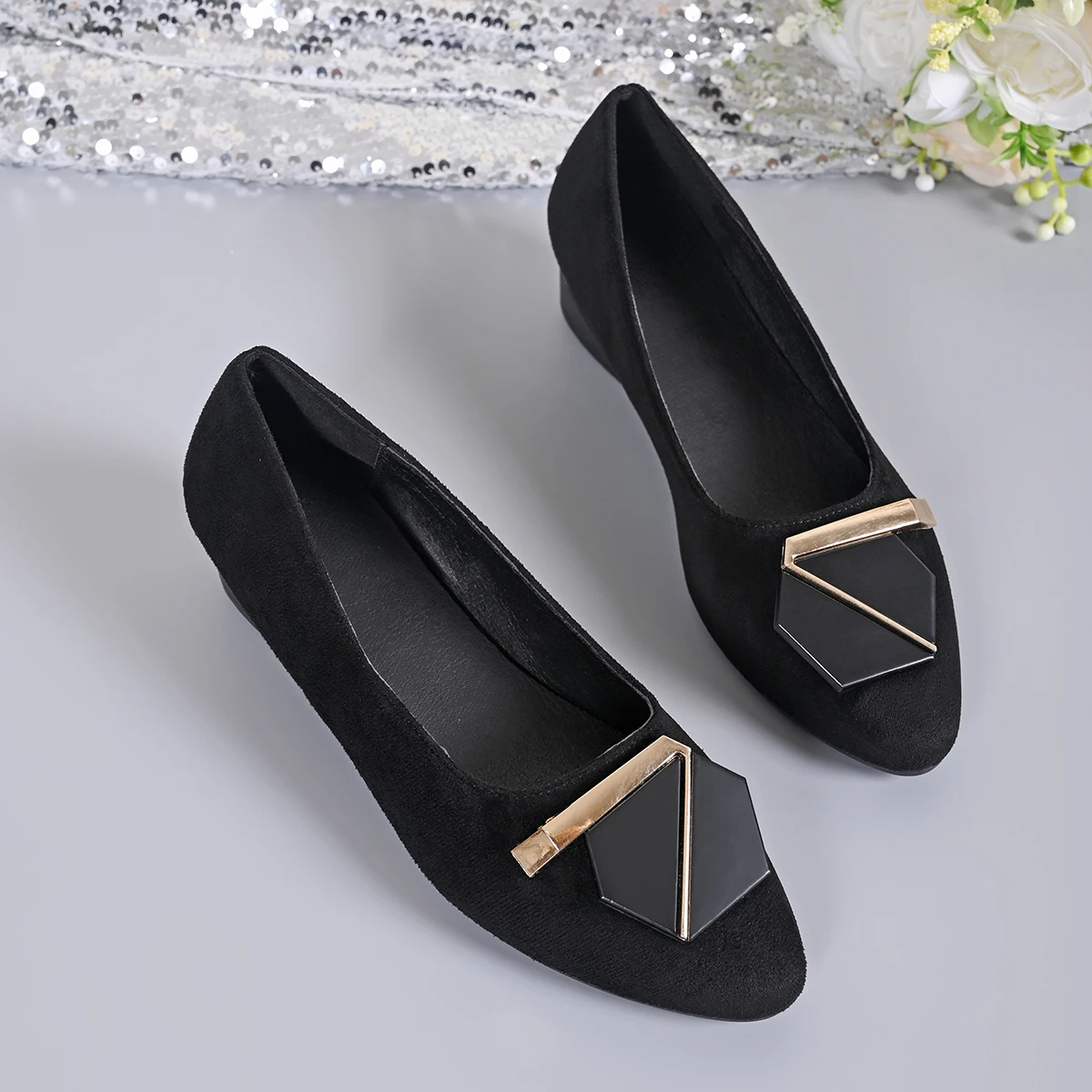 Popular Shoes For Women Korean Style Woman Flats Comfortable Genuine Mark Cheap Clearance Hot Trendy Non Slip Shoe Offer