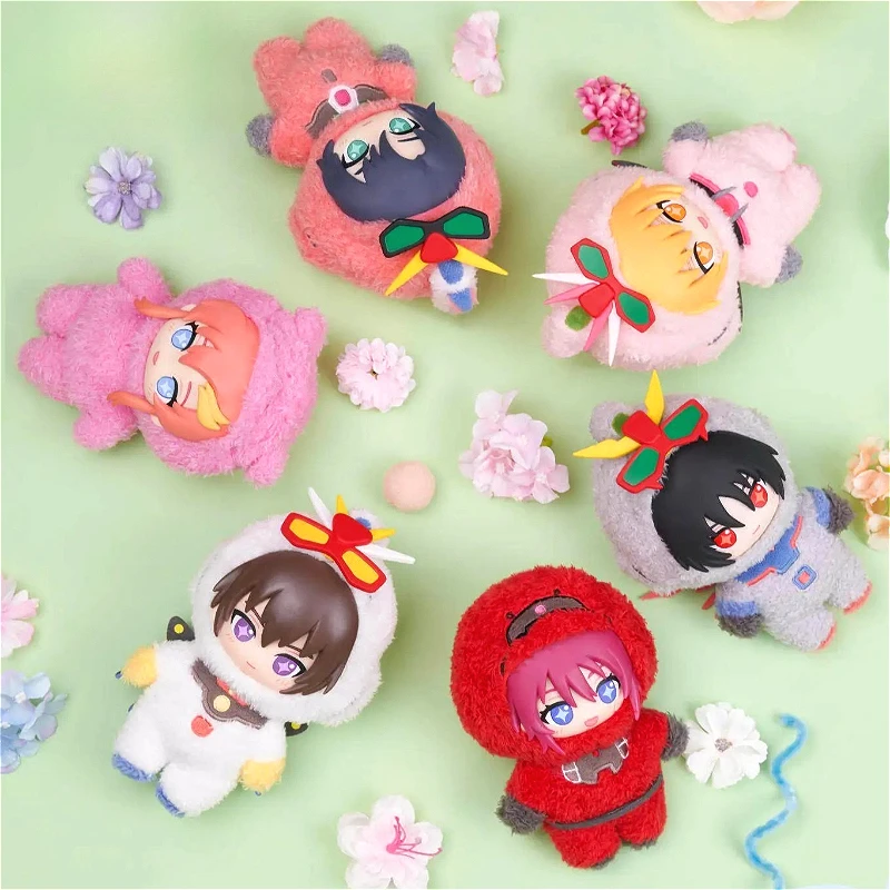 Bandai SofuNui Mobile Suit Gundam SEED DESTINY Peluche en vinyle Boîte mystère Accessoires d'anime Porte-clés Jouets Sac surprise Pendentifs Cadeau