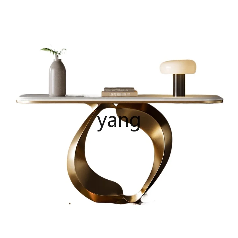 

YHM light luxury entrance partition cabinet storage end view platform aisle
