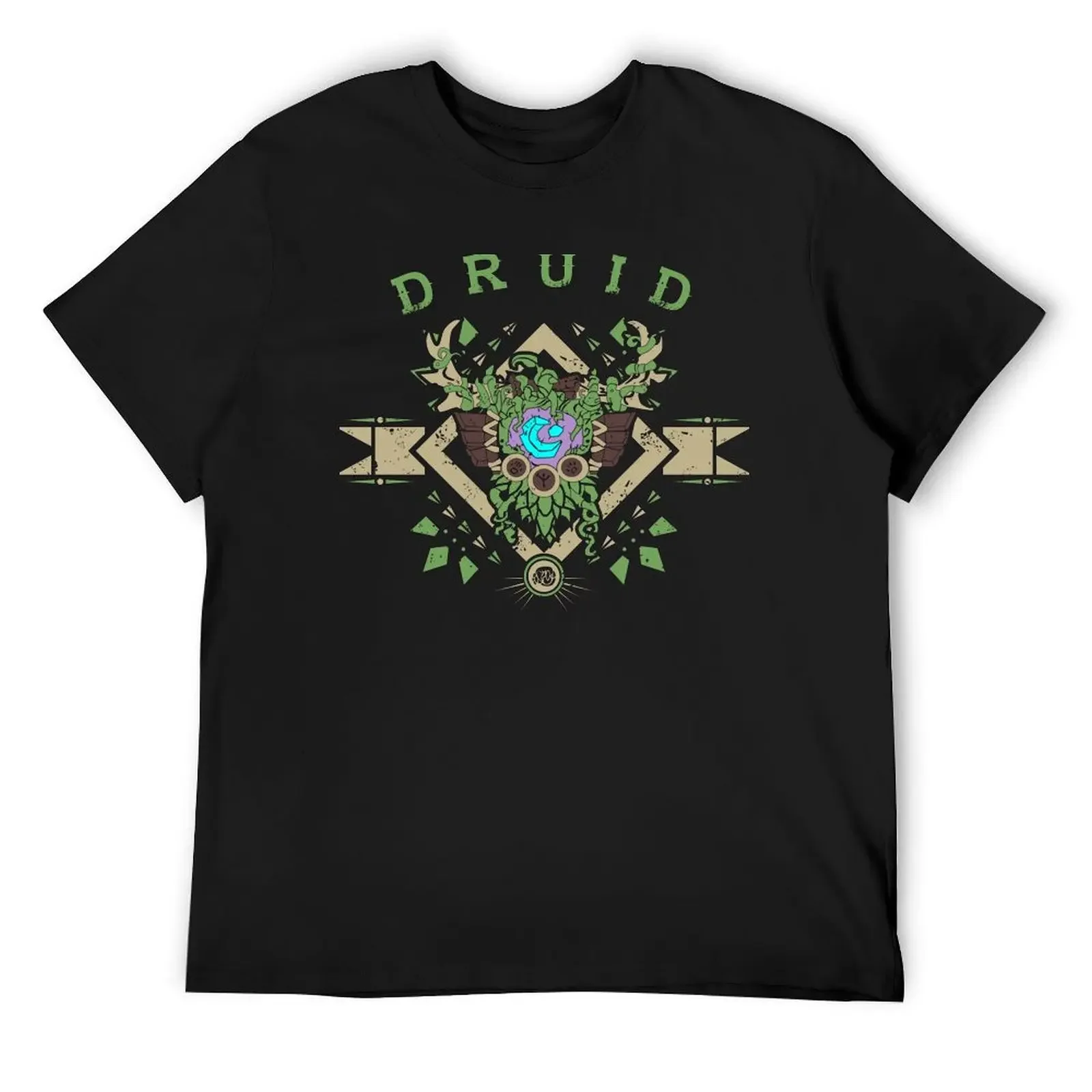 

DRUID - TRIBAL CREST T-Shirt hippie clothes boys whites man clothes tee shirts for men