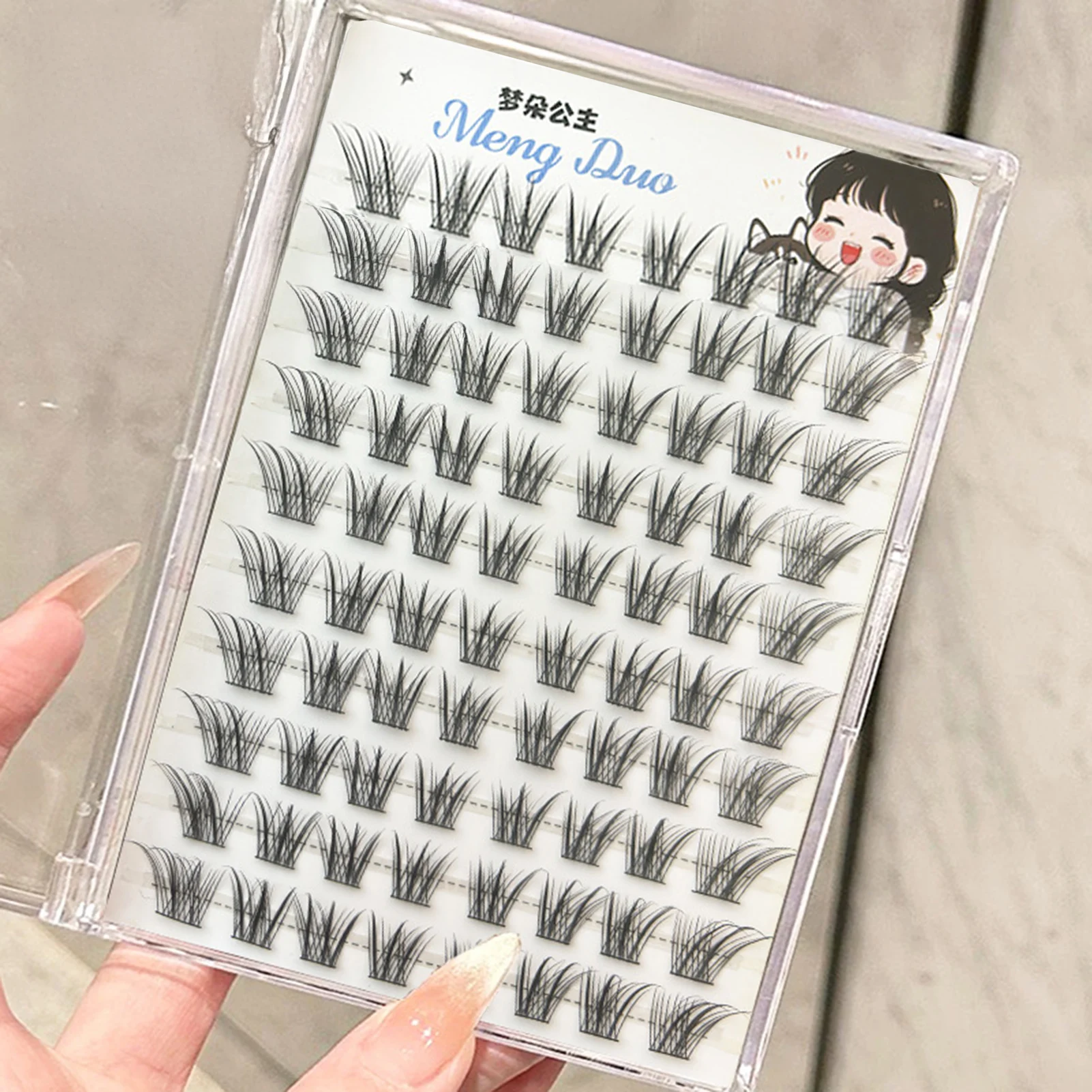 Neue chinesische Fuchs-Stil Künstliche Wimpern 12-13mm Lebendige Tägliche Falsche Wimpern-Büschel Natürliche Manga-Charm-Wimpernverlängerung