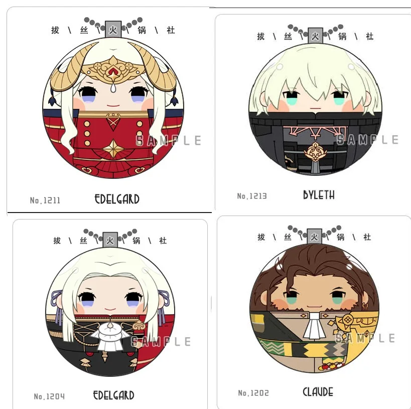 

Fire Emblem: Three Houses Димитрий Клод, игрушка-брелок 7 см, подвеска, брелок для ключей, мультяшный персонаж, игра, аниме, косплей, подарок