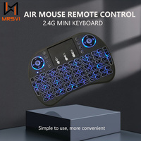 MRSVI i8 2.4G Air Mouse Remote with Touchpad Keyboard Backlit Mini Wireless Keyboard for PC Android TV Box,PC