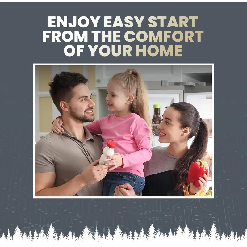 HOME.EasyStart FLEX 398 - Kit di avvio graduale Bluetooth per condizionatore d'aria domestico, camper e uso commerciale, funziona con generatori