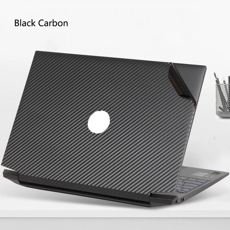 Laptop Carbon fiber Vinyl Skin Sticker Cover For HP DV7 DV7T 6000 6b57nr 6166NR 6c00 17.3