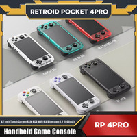 Retroid Pocket 4Pro Retro Handheld Game Console 4.7 Inch Touch Screen RAM 8GB WiFi 6.0 Bluetooth 5.2 5000mAh Video Game Player