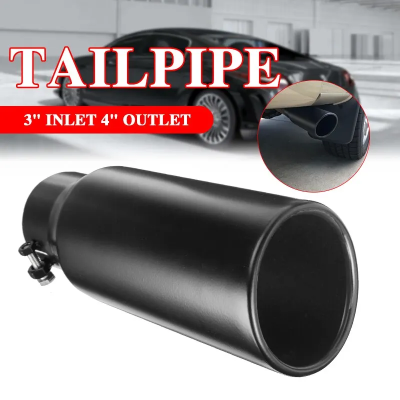 Einstellbare Auspuffspitze aus Edelstahl, universelles Auto-Endrohr für Auspuffmodifikation, Dekoration, Auto-Auspuff-Schalldämpferspitze