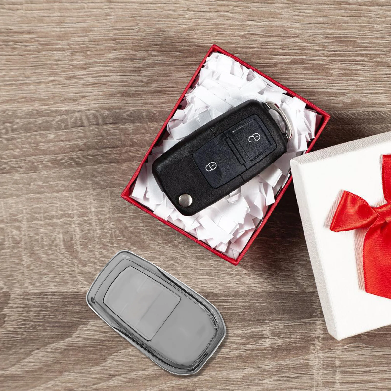 

Transparent Key Cover Durable Stylish Easy Install Protection for Car Remote Holder Car Remote Holder Key Cover Case