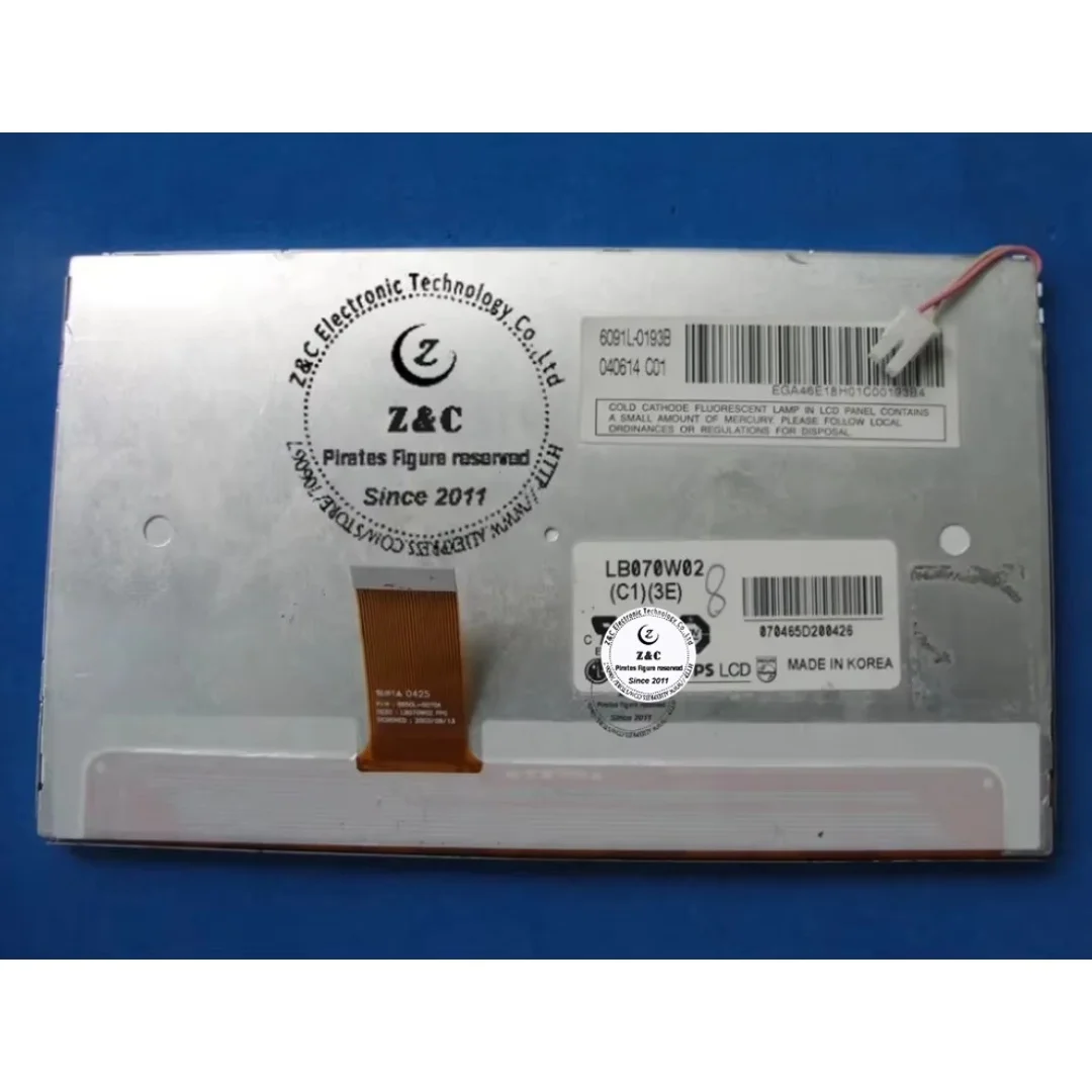 LB070W02(C1)(3E)  LB070W02(C1)(4E) Original 7 Inch LCD Screen Display Panel for Car DVD/GPS Navigation System for LG