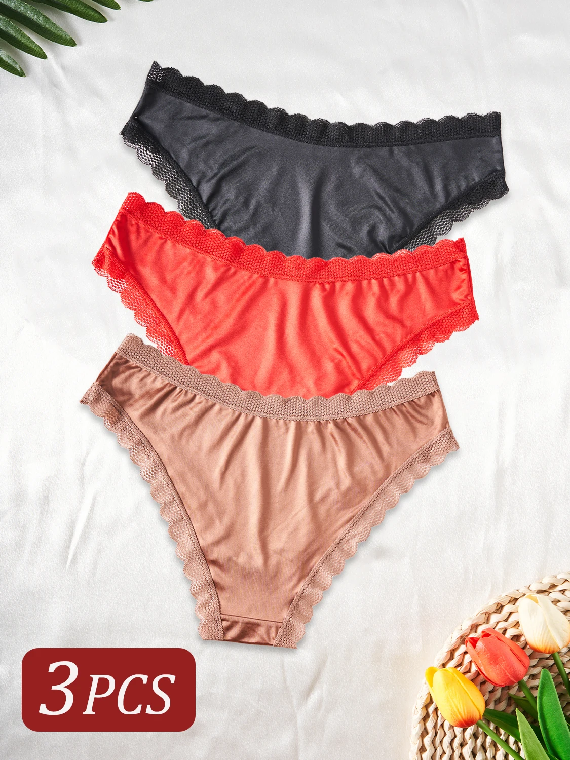 Thumbnail 3 - #15 Latest Womens Lace Trim Comfort Panties Updates