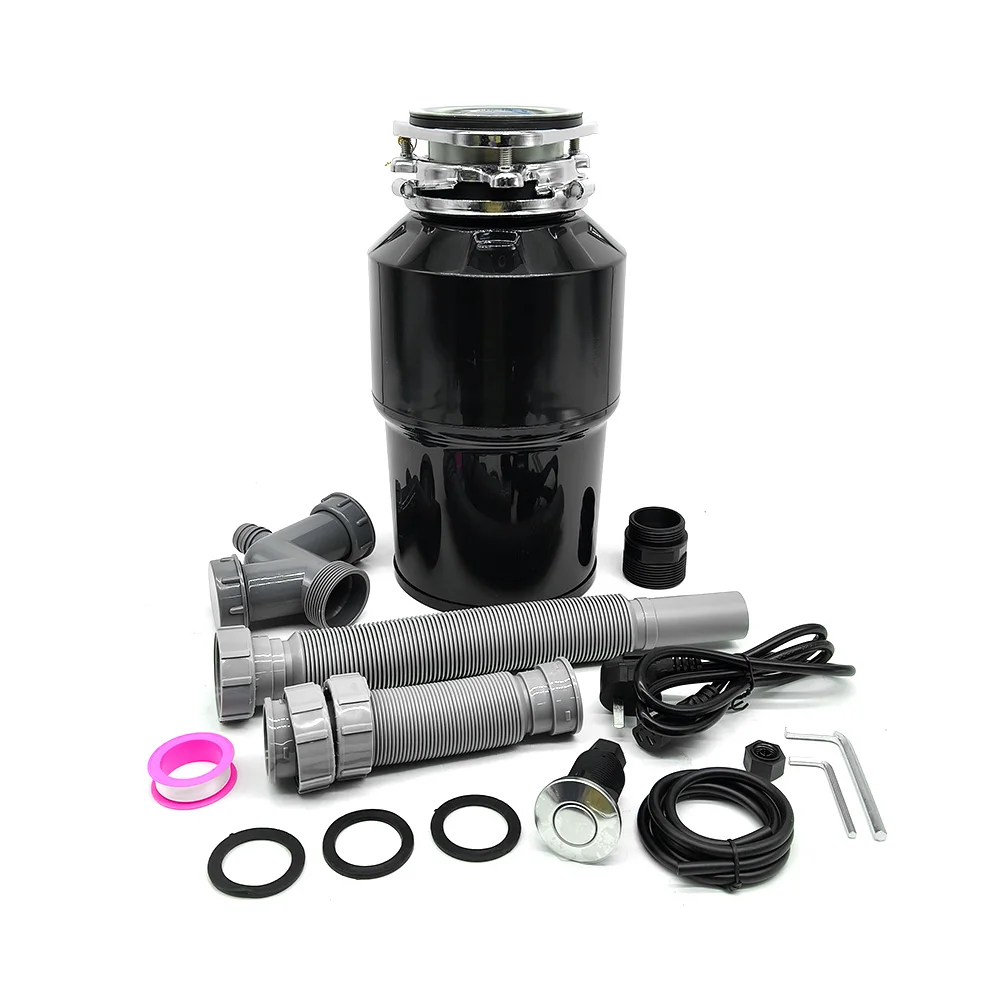 220V Kitchen Household Garbage Disposal Food Waste Sink Processor Disposer Crusher 550W