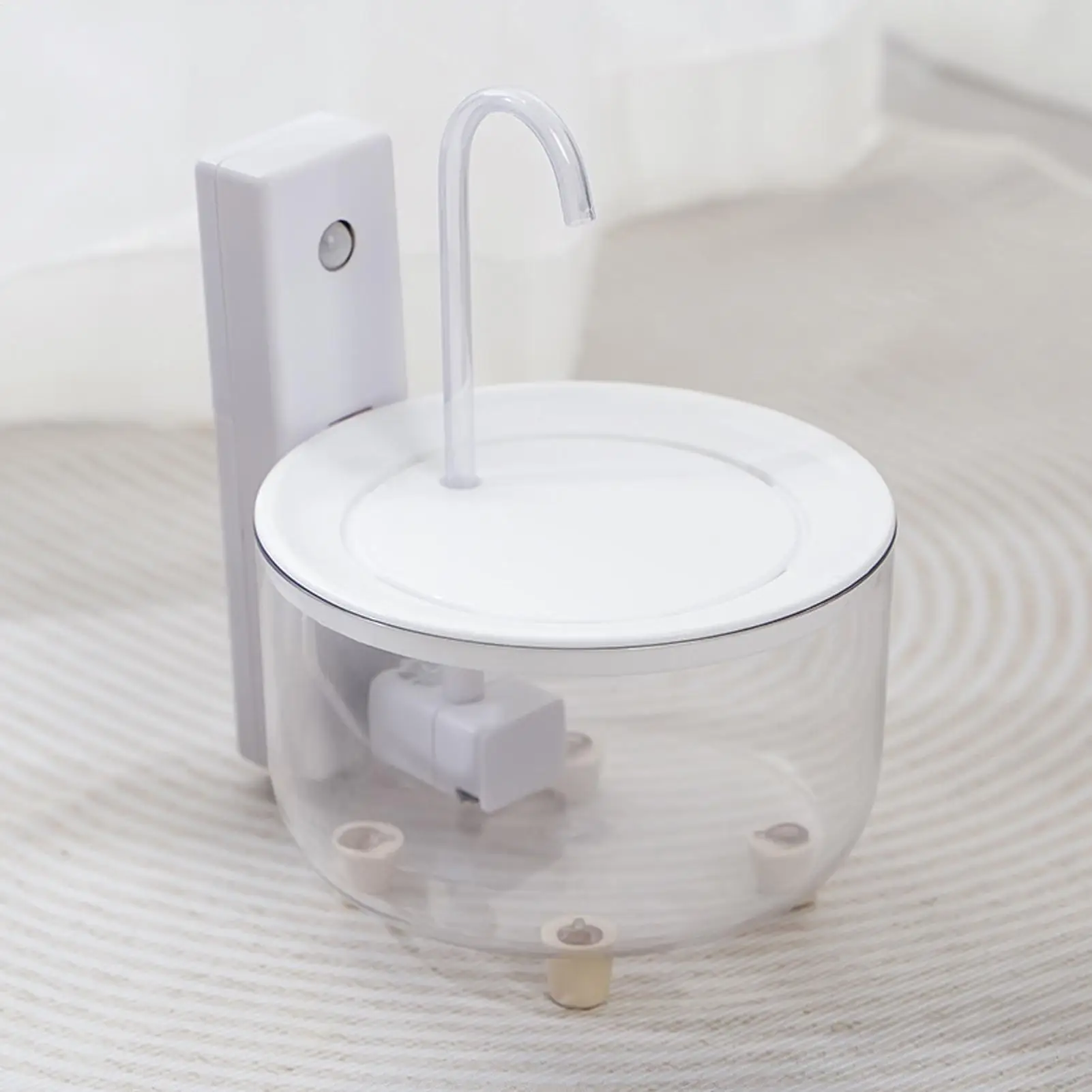 

Water Fountain For Cats Indoor 1.5L Quiet Cordless Waterer Automatic Anti Slip Cat Drinking Fountain For Kitten Puppy House Home