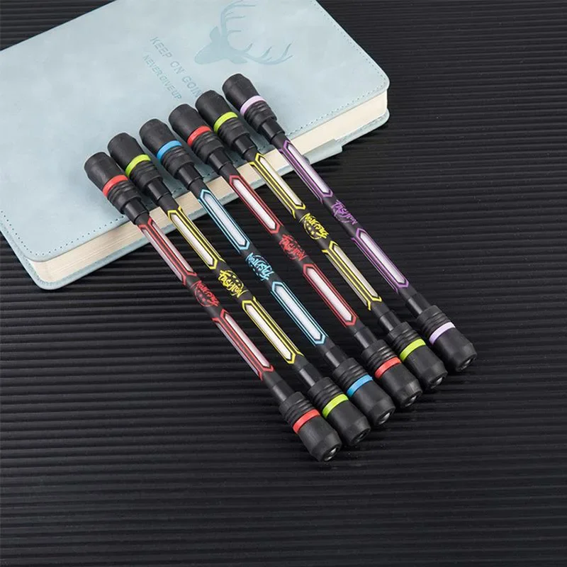 5/2/1PCS Spinning Pen Creative Rotating Gaming Gel Pens Student Gift Release Pressure Comfortable Penspinning Pen Stationery