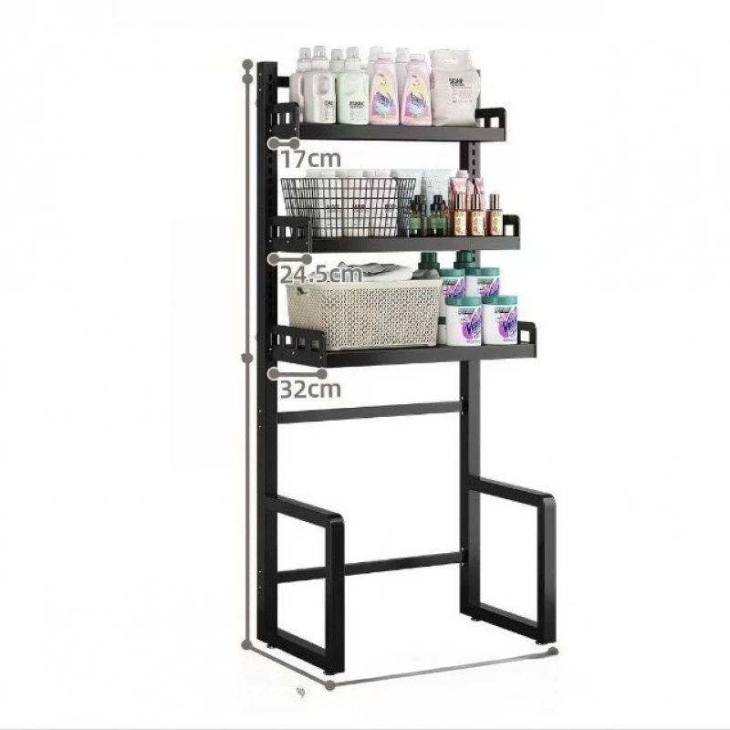 

Washing machine rack above storage floor drum storage rack bathroom balcony flip pulsator washing machine rack