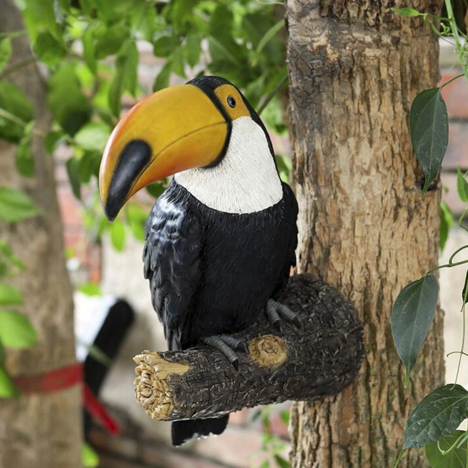 Toucan Hugger Weatherproof Garden Sculptures Gardening Install