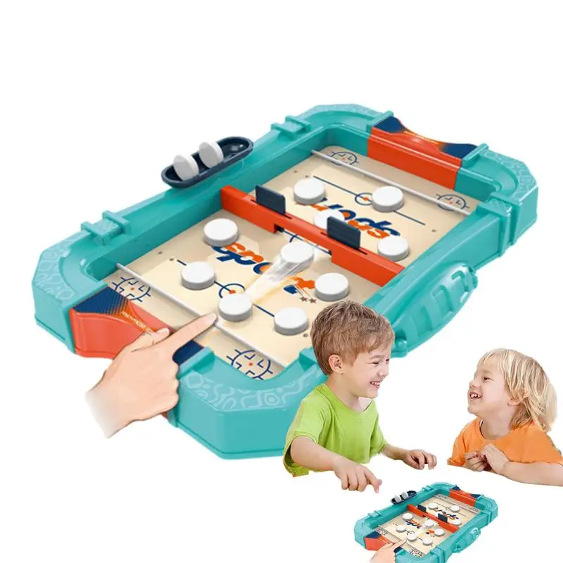 

Hockey Puck Game Children's Tabletop Puck Game Safe And Fun Early Education Toy For Family Gatherings Camping And Travel