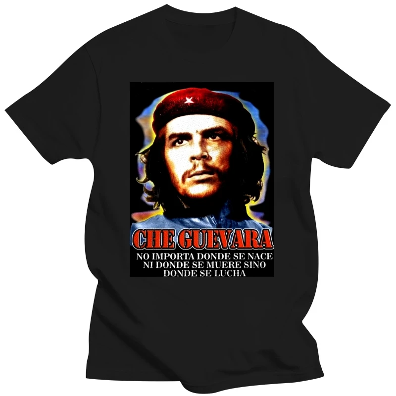 Che Guevara T Shirt Che Guevara T-Shirt Male Funny Tee Shirt Print Big Short Sleeves Percent Cotton Beach Tshirt