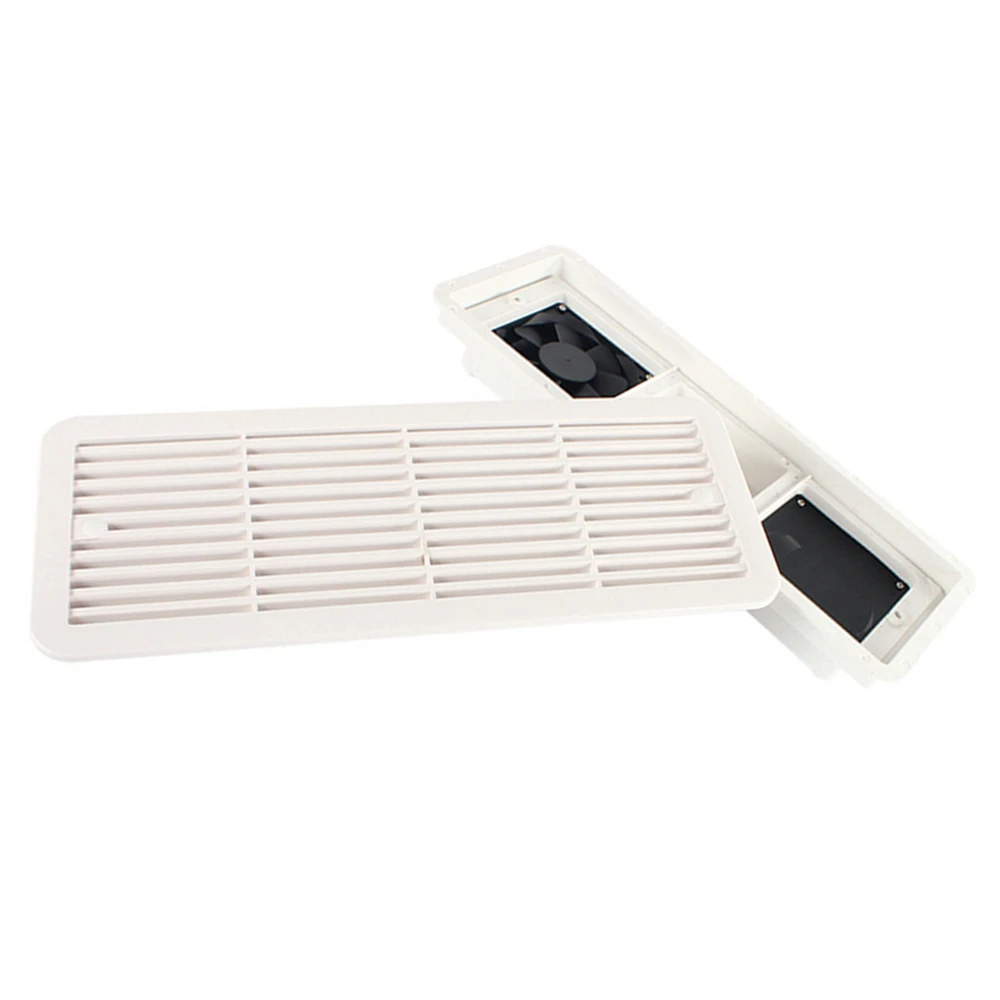 12V RV Two-Way Air Exchange Fan White Strong Air Version 0100043 With Intake & Exhaust Fans for Camper Van Motorhome Caravan