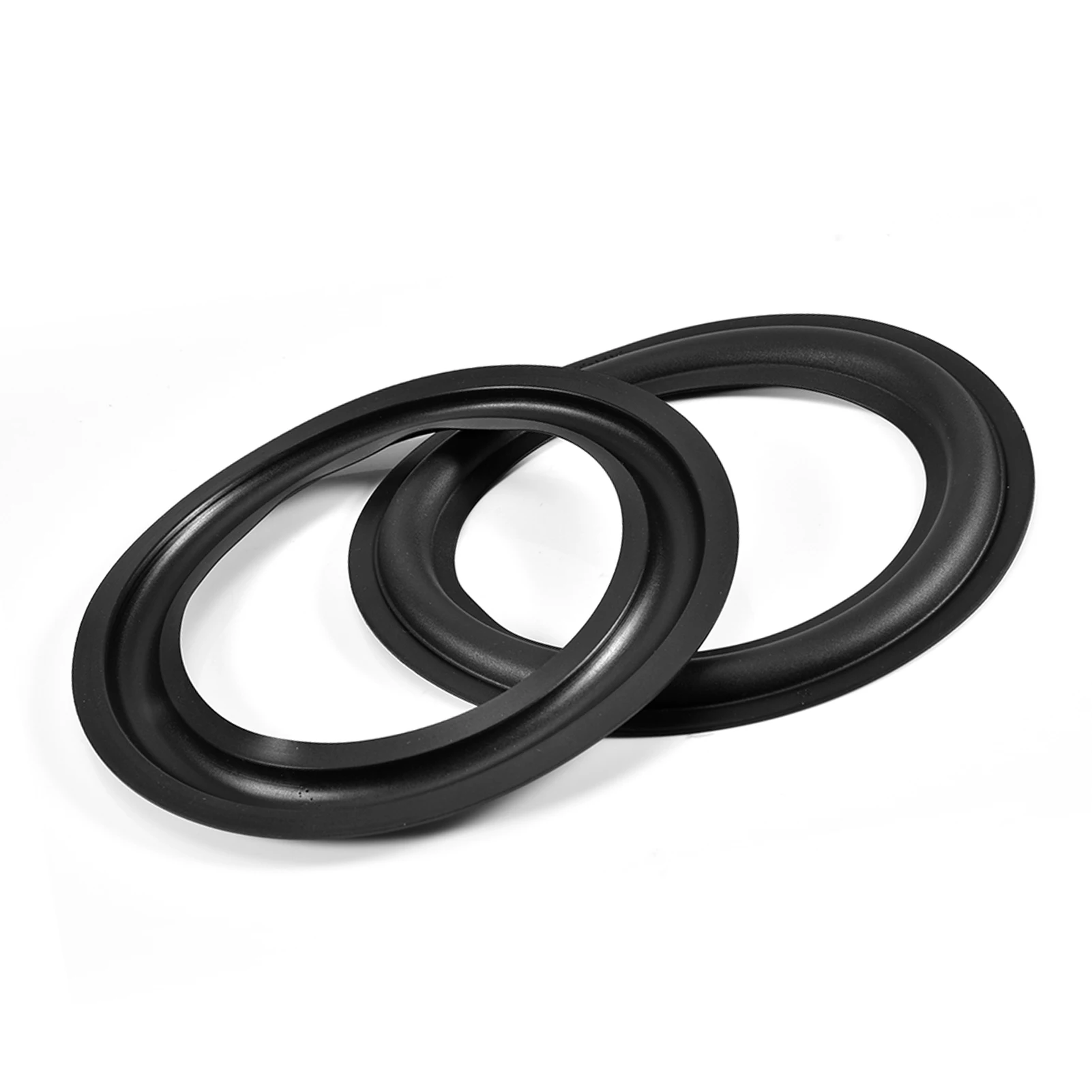 Speaker Surround 6 inci / 156mm Surround Karet Berlubang Suku Cadang Perbaikan Speaker Pengganti Speaker Hitam