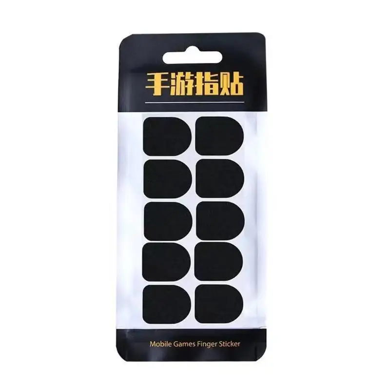Y1UB 10 Pieces Mobile Game Finger Stickers Full for Touch Screen Finger Sticker Sweat-Proof & Breathable Screen Contact