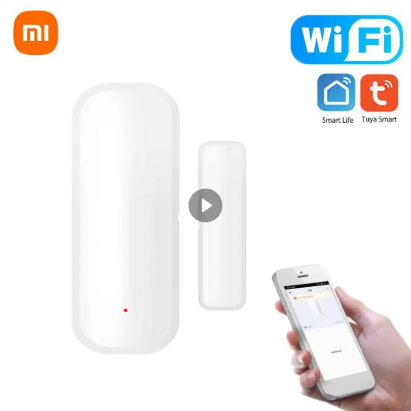 Xiaomi Smart WiFi Door Sensor Window Open Closed Detectors Home Security Alarm System Smart Life Control Via Alexa Google Home