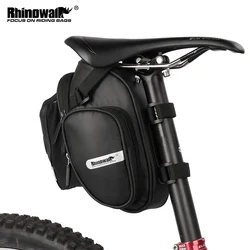 Rhinowalk Bicycle Saddle Bag Waterproof Cycling Seat Bag Large Capacity MTB Road Repair Tools Bag Bike Tail Pack Accessories