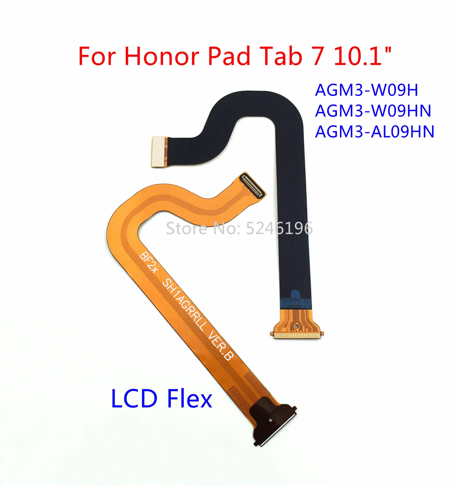 

1 шт., гибкий кабель для ЖК-дисплея, материнская плата для Huawei Honor Pad Tab 7, 10,1 дюйма, AGM3-W09H AGM3-W09HN AGM3-AL09HN, запасная часть. ﻿